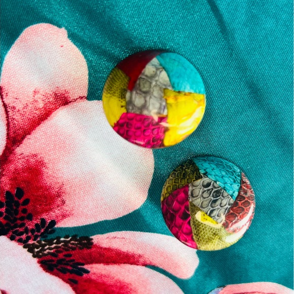 Multicoloured large stud - Picture 4 of 7